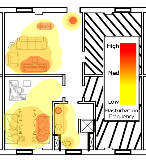 masturbation heat map