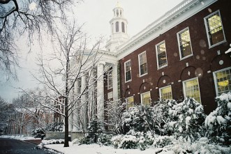 harvard snow